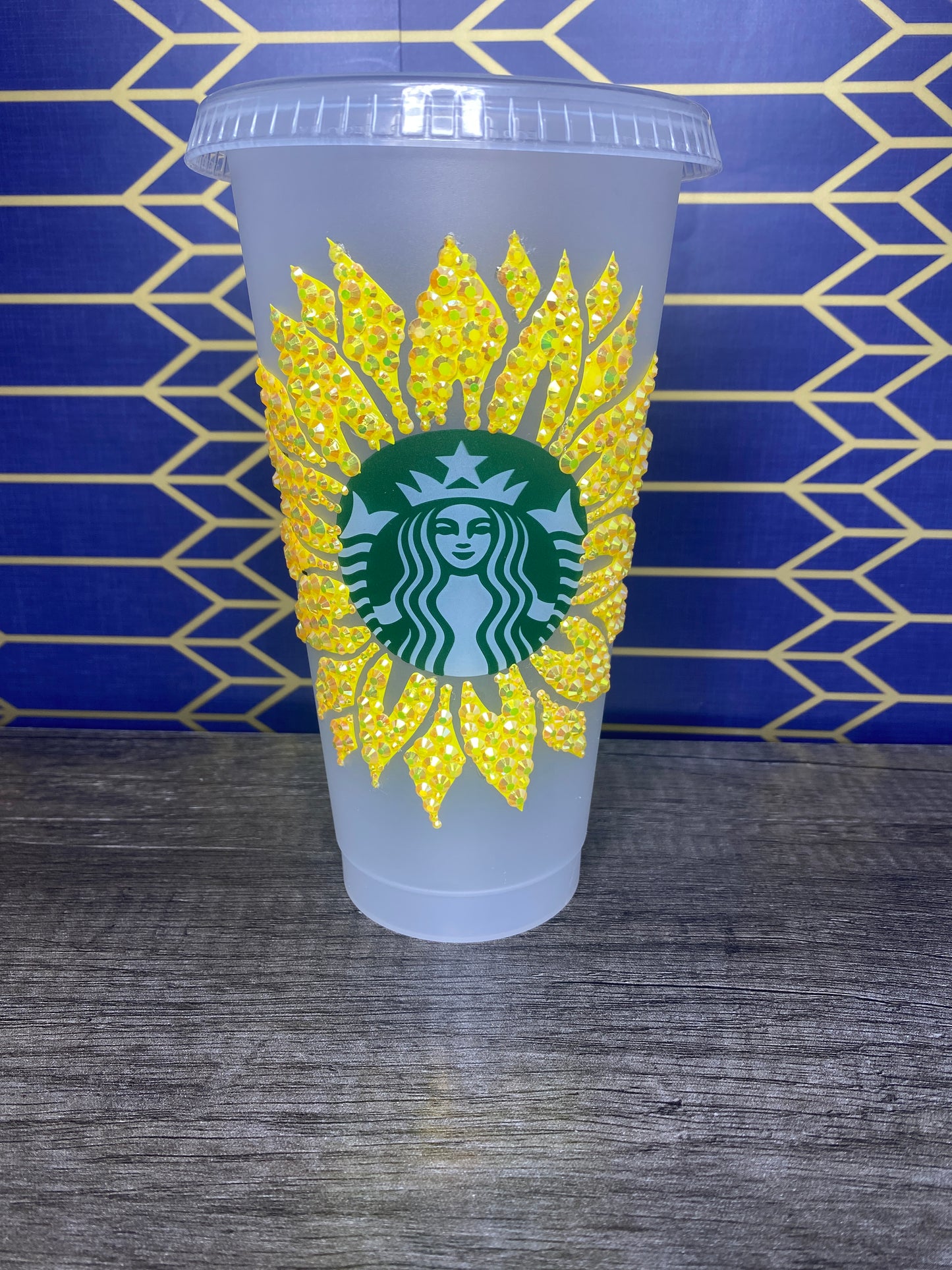 Starbucks Cold Cup Sunflower