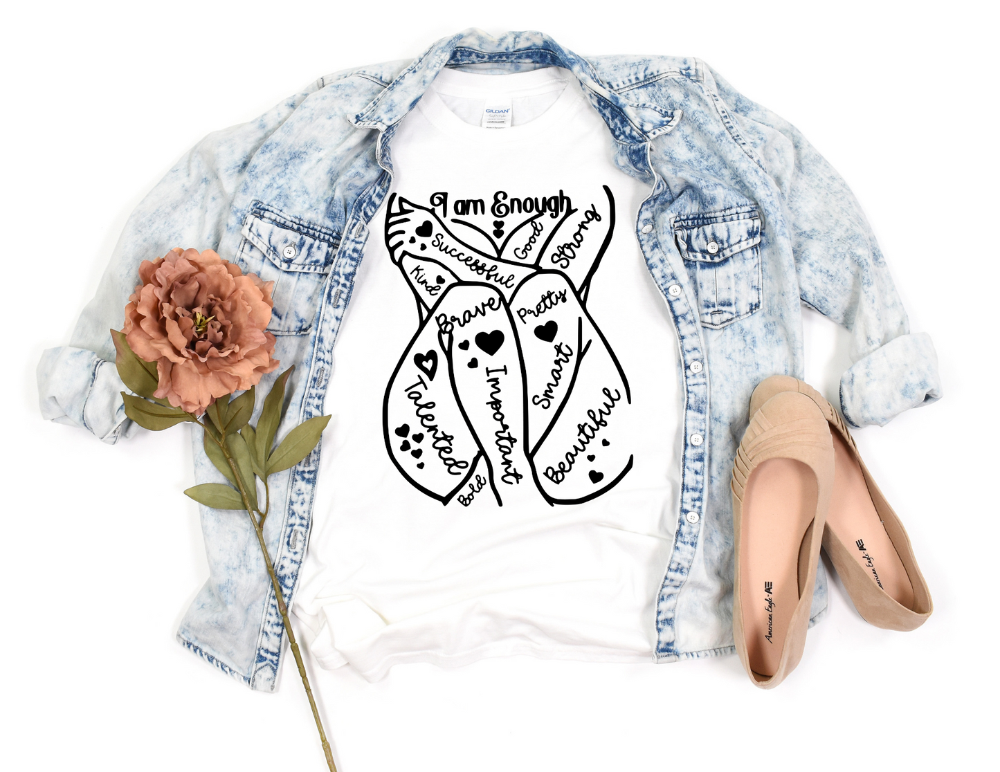 I Am Enough Short Sleeve Shirt