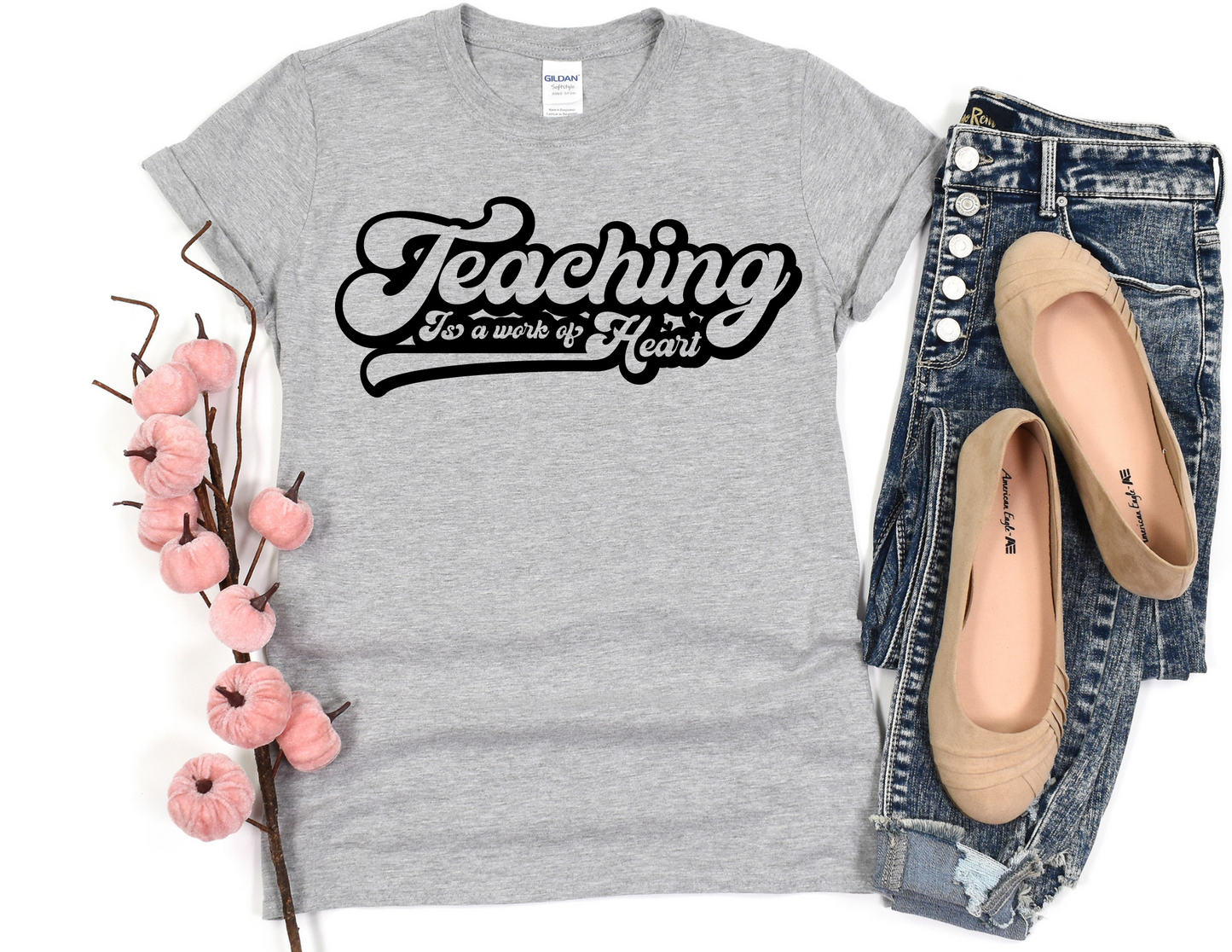 Teaching is a work of heart- T-Shirt