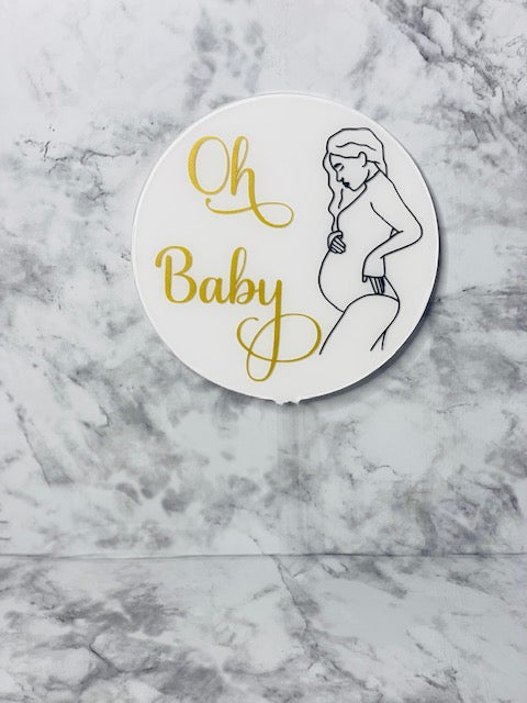 Oh Baby Cake Topper