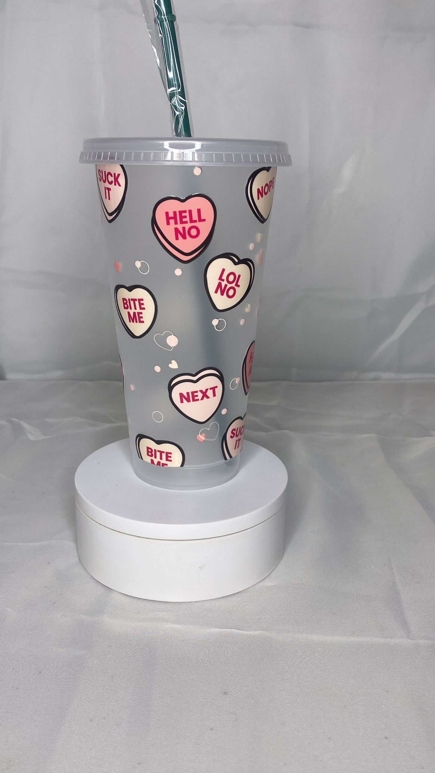 Candy Heart Cold Cup