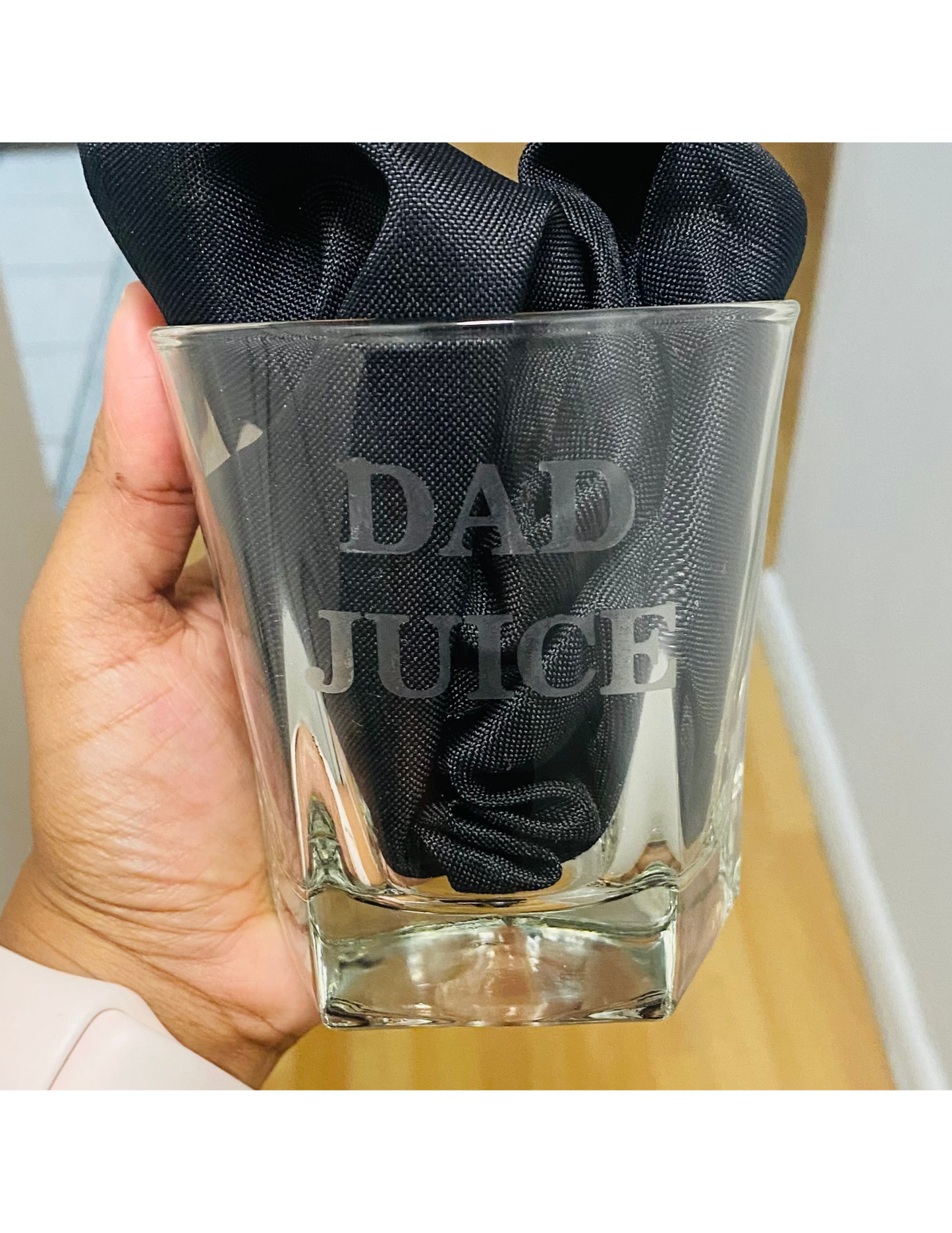 DAD JUICE Whiskey Glass