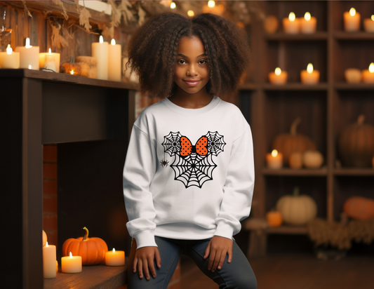 Spider Minnie Mouse- Toddler Sweater