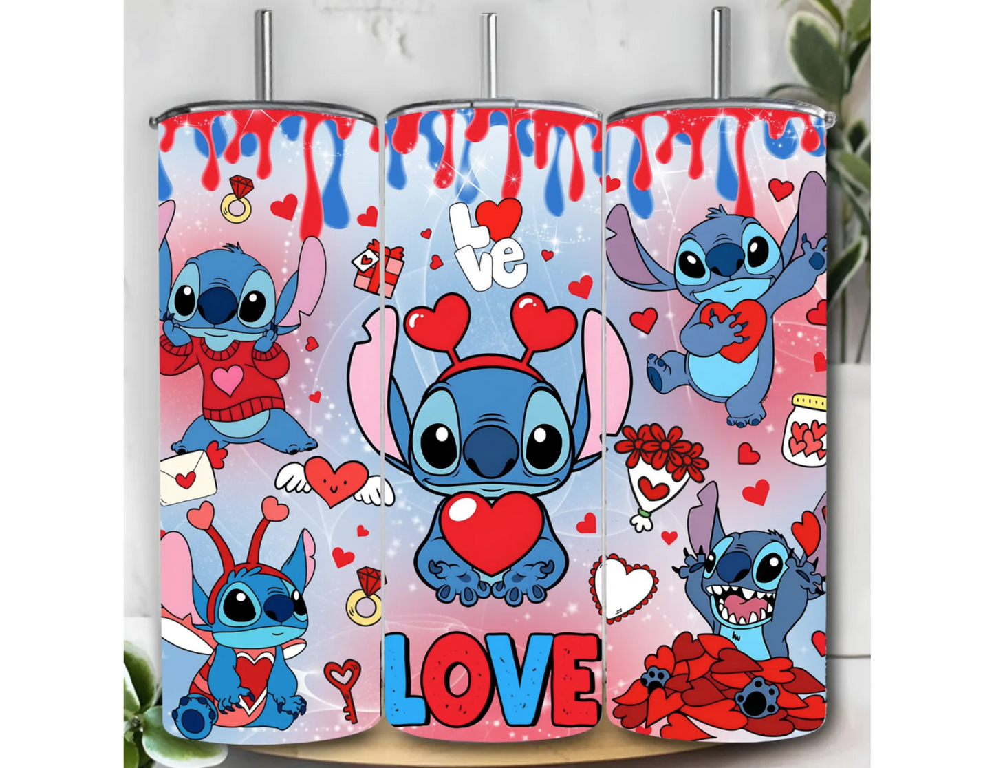 Stitch Cupid Tumbler