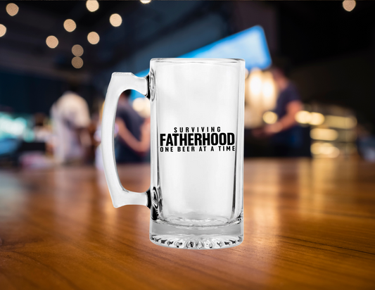 Surviving Fatherhood- Beer MUG